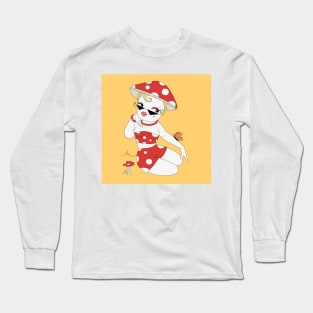 Mushroom Girl Long Sleeve T-Shirt